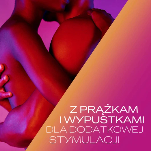 Durex Pleasuremax Prezerwatywy z wypustkami i prążkami, 3 sztuki