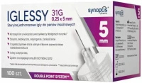 Iglessy Igły do penów insulinowych 31G 5 mm, 100 sztuk