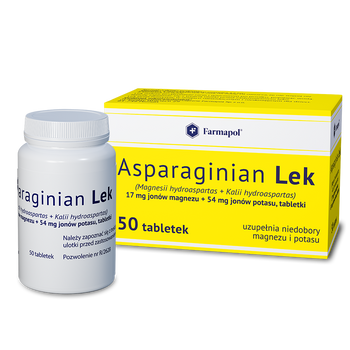 Asparaginian Lek, 50 tabletek