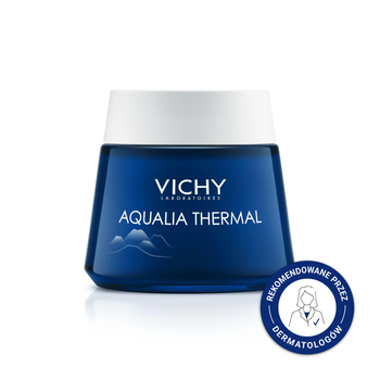 VICHY Aqualia Thermal Krem-maska na noc o działaniu nawilżającym i regenerującym, 75ml
