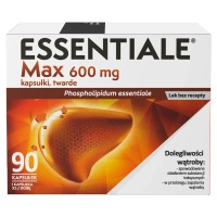Essentiale Max 600 mg, 90 kapsułek twardych
