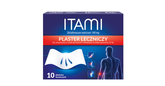 ITAMI 140 mg plaster leczniczy x 10 sztuk