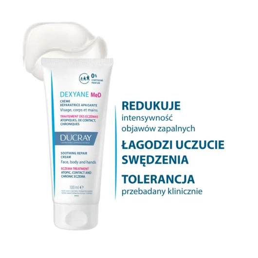 Ducray Dexyane Med Krem kojąco-regenerujący, 100 ml