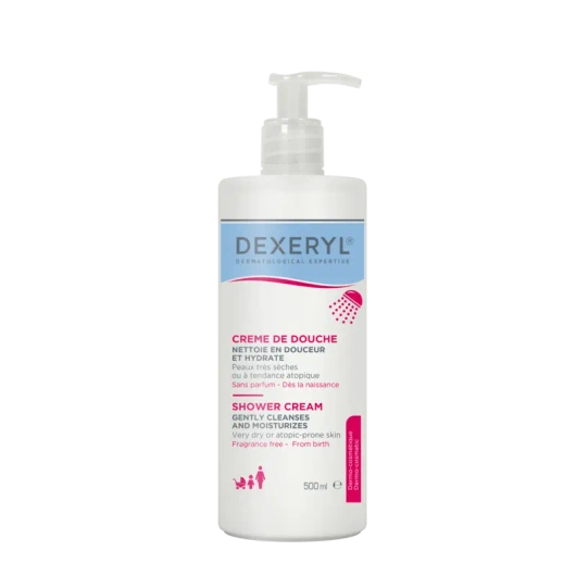 Dexeryl Krem myjący pod prysznic, 500 ml