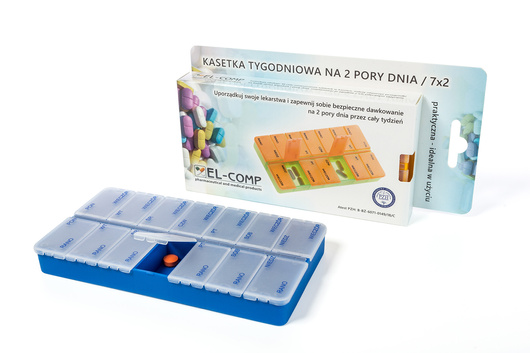 El-Comp Kasetka tygodniowa na 2 pory dnia