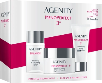 Agenity Menoperfect 3° Zestaw przeciwstarzeniowy Krem na dzień, krem na noc, tonik
