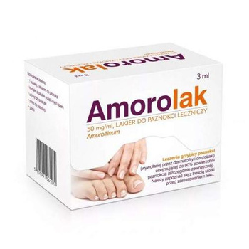 Amorolak lakier do paznokci leczniczy 0,05g/ml x 3ml