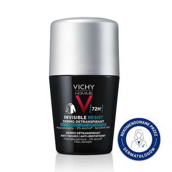 Vichy Homme Invisible Resist Dermo Antiperspirant, 50ml