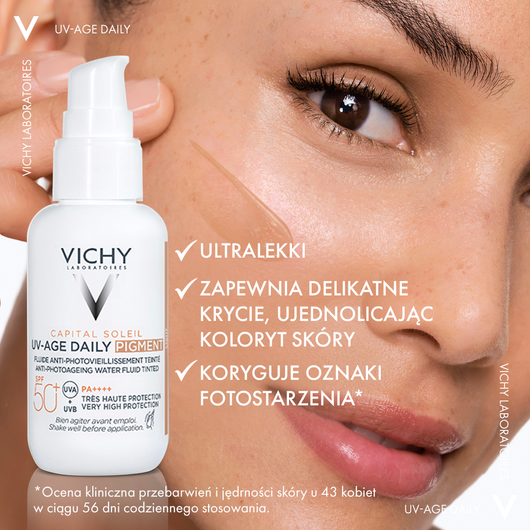 VICHY Capital Soleil Koloryzujący fluid przeciw fotostarzeniu się skóry SPF50+, 40ml