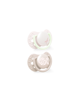 Smoczek silikonowy dynamiczny LOVI 0-2m (22/900) x 2 sztuki