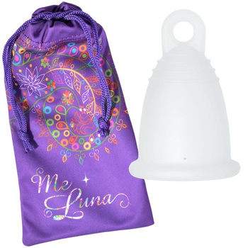 Me Luna Kubeczek menstruacyjny CLASSIC L przezroczysty z pętelką