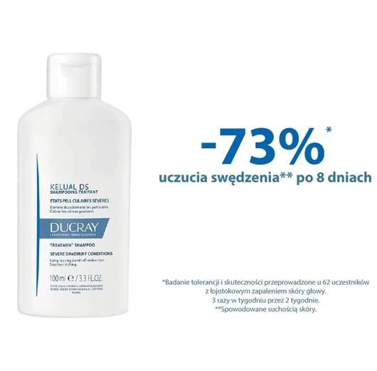 DUCRAY KELUAL DS Specjalistyczny Szampon przeciwłupieżowy, 100ml