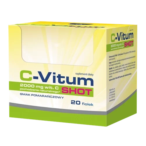 C-Vitum Shot 2000 mg, 20 fiolek po 25 ml