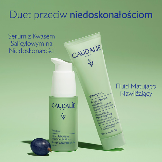 Caudalie Vinopure Fluid Matująco-Nawilżające, 60 ml