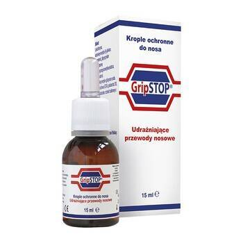 GRIP STOP krople ochronne do nosa, 15ml