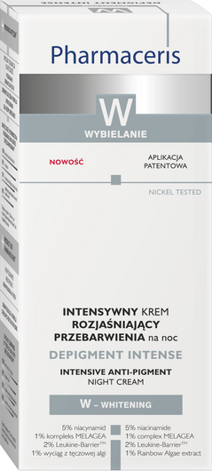 PHARMACERIS W DEPIGMENT INTENSE Intensywny krem rozjaśniający przebarwienia na noc, 50ml