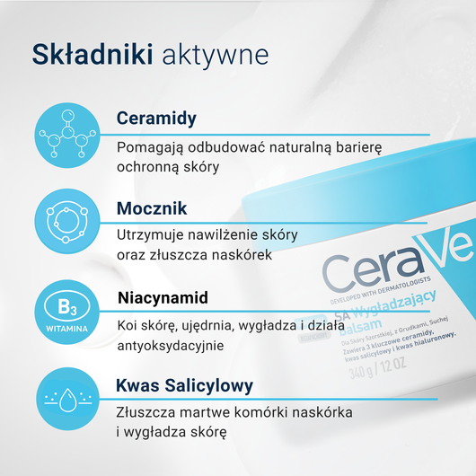 CeraVe SA Wygładzający Balsam, 340g