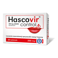HASCOVIR CONTROL 200 mg, 25 tabletek