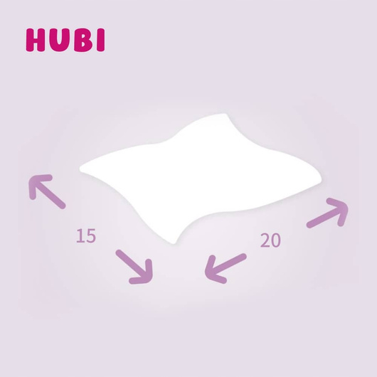 HUBI Chusteczki nawilżane wodą 99,9%, 80 sztuk