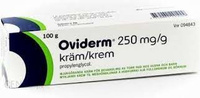 OVIDERM krem 250 mg/g, 100 g