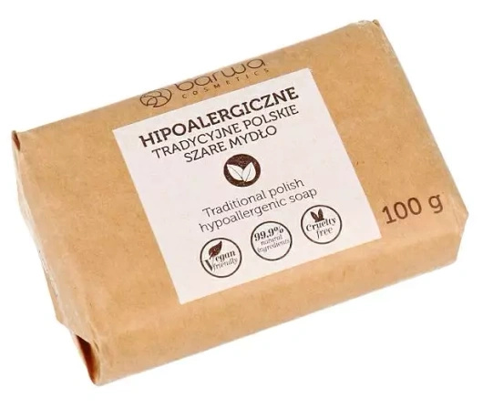 BARWA mydło naturalne szare, 100g