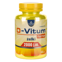 D-VITUM Forte 2000 j.m. Żelki, 60 sztuk