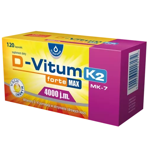 D-Vitum Forte Max 4000 j.m. K2 x 120 kapsułek