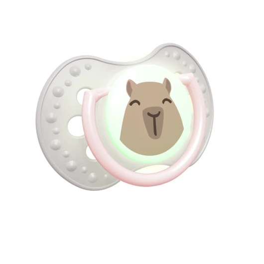 Lovi Smoczek silikonowy dynamiczny 6-18m CapiChill Girl, 2 sztuki