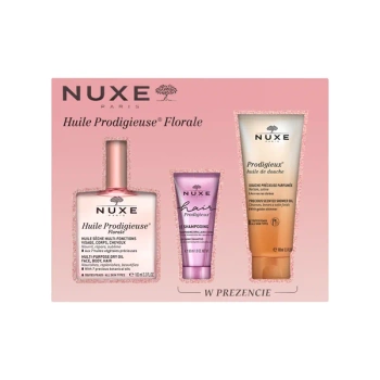 Nuxe Huile Prodigieuse® Florale Zestaw Suchy olejek 100 ml, Żel pod prysznic 100 ml, Szampon 30 ml