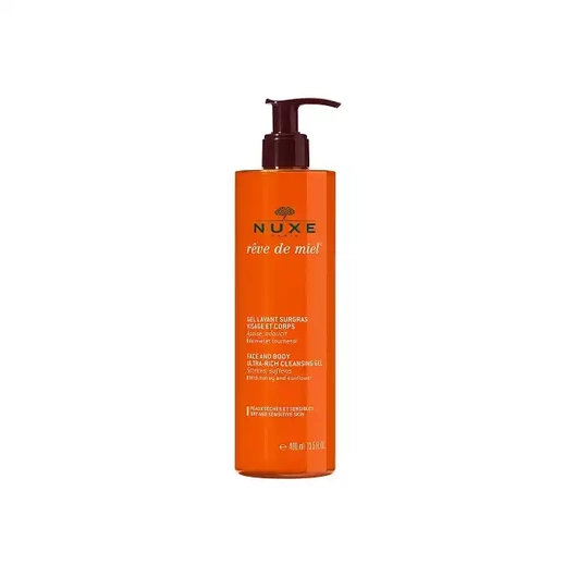 NUXE Reve De Miel Ultrabogaty Żel do Mycia Twarzy i Ciała, 400ml