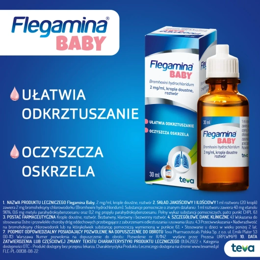 Flegamina Baby Krople, 30 ml