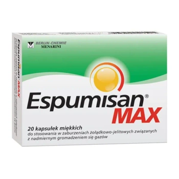 ESPUMISAN MAX 140 mg  20 kapsułek