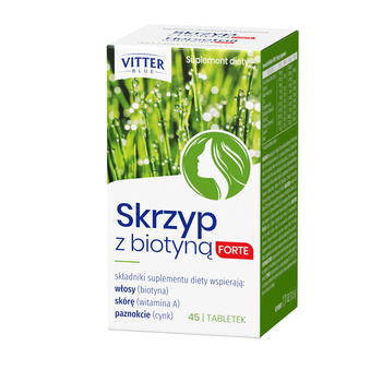 Vitter Blue Skrzyp z biotyną FORTE, 45 tabletek