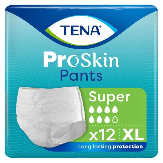Tena Pants ProSkin Super Rozmiar XL (120-160cm) Majtki chłonne, 12 sztuk