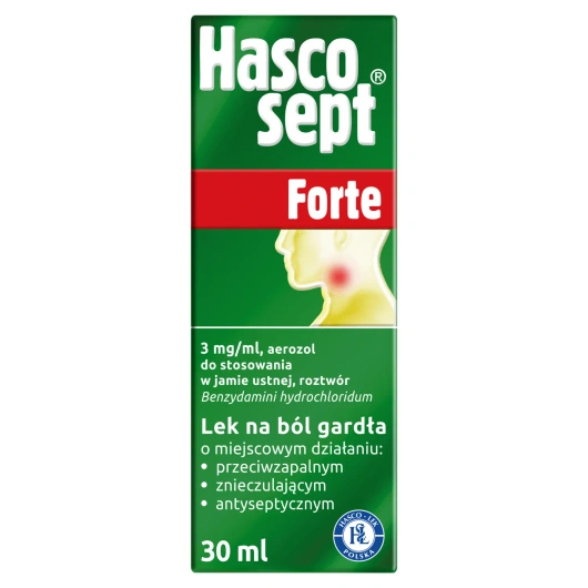 HASCOSEPT FORTE 3 mg/g aerozol 30 ml