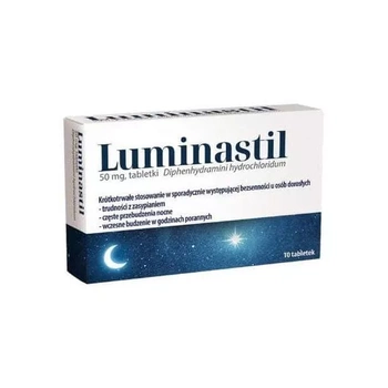 Luminastil 50 mg, 10 tabletek