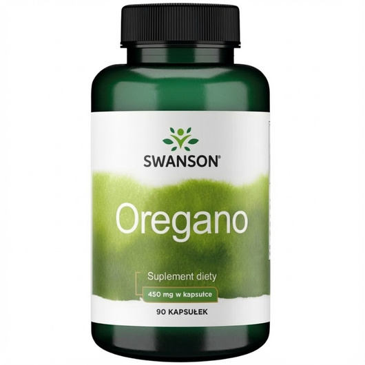 Swanson Oregano 450 mg, 90 kapsułek