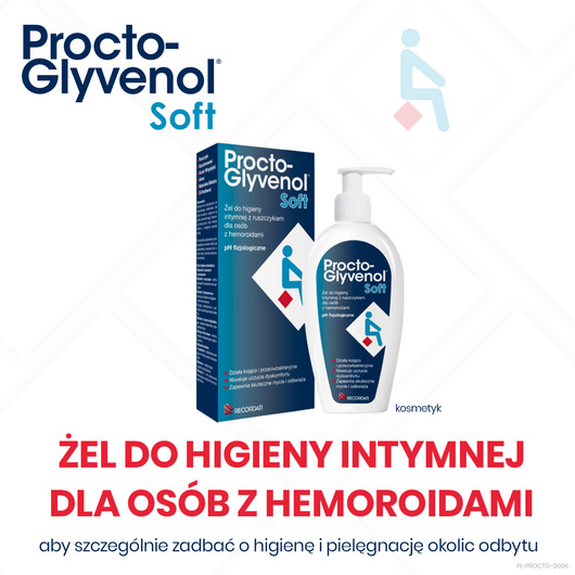 PROCTO-GLYVENOL SOFT żel do higieny intymnej 180 ml 