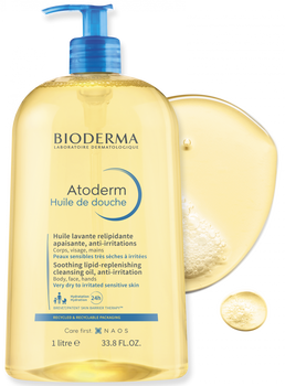 Bioderma Atoderm Huile de Douche Olejek do kąpieli, 1000 ml
