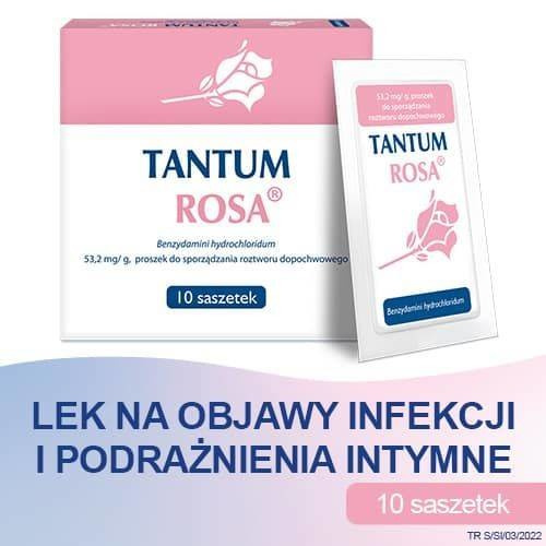 TANTUM ROSA proszek, 10 saszetek