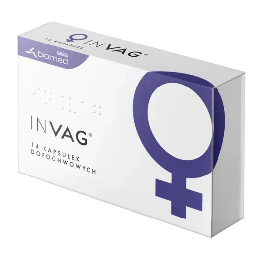 inVag, 14 kapsułek dopochwowych twardych TYLKO DO OBIORU OSOBISTEGO