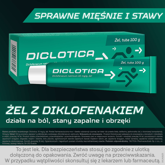 DICLOTICA 10mg/g żel x 100g