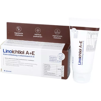 LINOICHTIOL A+E Krem ichtiolowy z witaminami, 50 mg