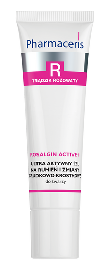 PHARMACERIS R ROSALGIN ACTIVE+ Ultra aktywny żel na rumień i zmiany grudkowo-krostkowe do twarzy 30ml
