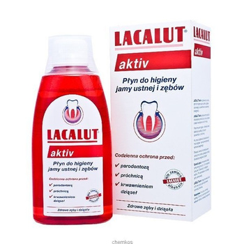 LACALUT ACTIV płyn do płukania jamy ustnej, 300ml