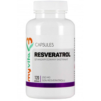 MYVITA Resveratrol, 120 kapsułek