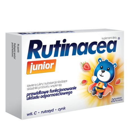 RUTINACEA Junior, 20 tabletek do ssania