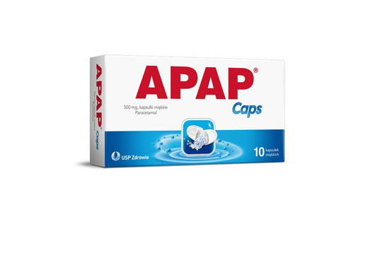 APAP Caps 500 mg x 10 kapsułek miękkich