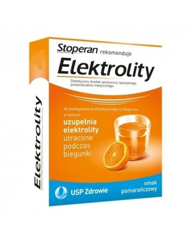 ELEKTROLITY proszek o smaku pomarańczowym x 7 saszetek