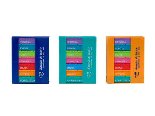 El-Comp Tygodniowa kasetka do leków Elena 7×4